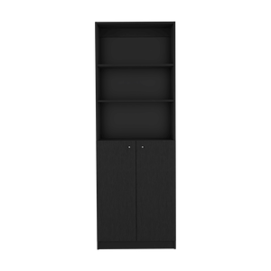 Benzoni ufficio doppia porta libreria nera elegante ed elegante libreria - Product Image 1