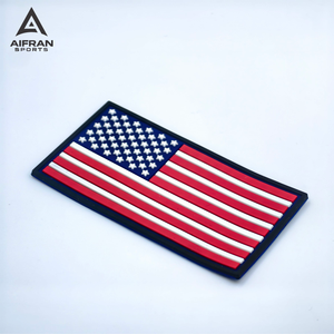 แผ่นแปะยางพีวีซีคุณภาพสูงแบบกำหนดเองของ Aifran พร้อมแถบตีนตุ๊กแกสำหรับหมวก เสื้อผ้า กระเป๋าเป้สะพายหลัง แผ่นแปะโลโก้นุ่ม - Product Image 3