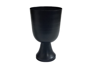 Jarrón de flores negro mate moderno para decoración del hogar, jarrón de mesa decorativo minimalista - Product Image 2