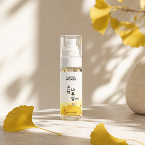 SAEMINA Wonju Ginkgo Leaf Facial Serum Mist 19 Péptidos Niacinamida Calmante Hidratante 80ml - Product Image 4