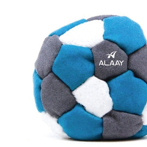 ALAAY Football Plush Toy Ball Blue White Gray Durable Design - Product Image 2