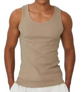 Débardeurs pour hommes, débardeur de sport en coton pour l'été, débardeur sans manches pour hommes, coupe ajustée, style décontracté, respirant, nouveau - Product Image 4