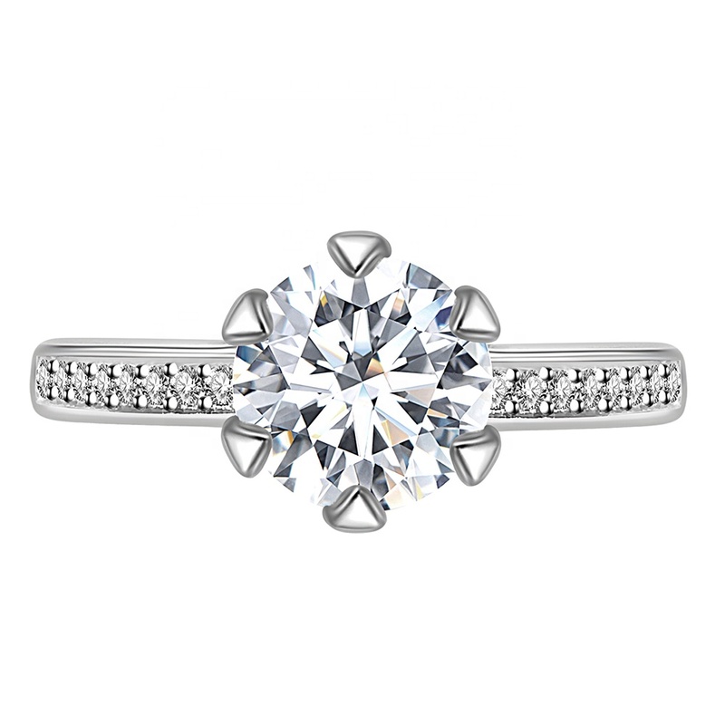 Luxury Moissanite Diamond 925 Sterling Silver