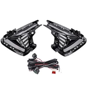 2018-2019 Hyundai Sonata LED Fog Light DRL Lamps Cover Bezels Left and Right Side Lighting Trim Covers - Product Image 6