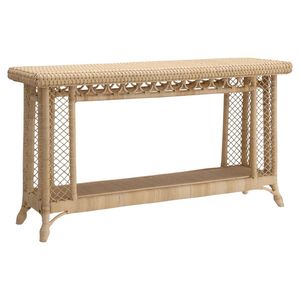 Mesa Consola Multiusos de Ratán, Adecuada para la Entrada, el Pasillo, el Dormitorio, la Sala de Estar y la Decoración de la Oficina - Product Image 3