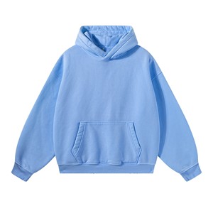 Sudadera con Capucha Personalizada Verde Oscuro Lisa, Estilo Relajado, con Bolsillo Canguro y Puños Acanalados, Unisex, de Forro Polar, Venta al por Mayor, para Uso Diario - Product Image 4