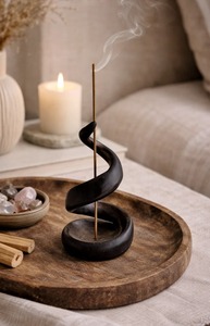 Traditional Arabian Mabkhara Wooden Metal <b>Decor</b>, Elegant Arabic Home Accessory for Majlis, Villa and Hospitality <b>Spaces</b> - Product Image 5