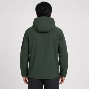 Blousons unisexes d'extérieur, fermeture éclair intégrale, décontractés, rembourrés, softshell, coupe-vent en Cordura, légers, imperméables, respirants, résistants à la pluie - Product Image 5