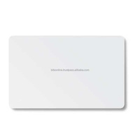 Carte PVC blanche vierge de haute qualité pour sublimation, format CR80, pour cartes d'identité professionnelles imprimables