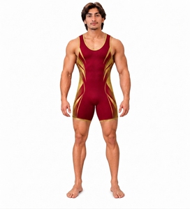 Custom Running Singlet Lightweight Marathon Wrestling Suit Breathable Workout Sleeveless Shirt in wholesale cheap rate - Product Image 1