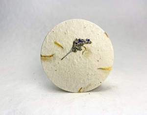 Sustainable <b>Paper</b> <b>Coasters</b> Handcrafted Absorbent Pads Decorative Mats Decor Natural Fiber <b>Paper</b> <b>Coasters</b> Handmade Drink Holders - Product Image 1