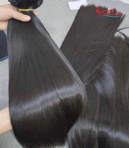 Extensiones de Cabello Humano Vietnamita Liso Natural Negro, Tejido a Máquina, Largo - Product Image 6