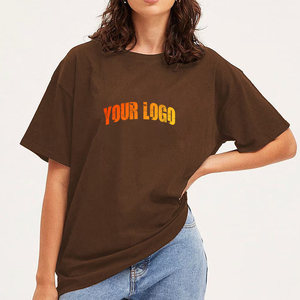 Camisetas Personalizadas con Serigrafía de Alta Calidad, Camisetas de Verano para Mujer, 100% Algodón, Camiseta Extra Grande para Mujer - Product Image 1