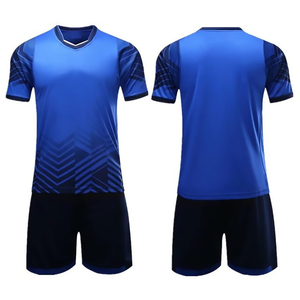 Uniforme de Fútbol Deportivo 100% Poliéster Malla Uniforme de Fútbol de la Mejor Calidad con Estampado Geométrico Transpirable en Venta - Product Image 6