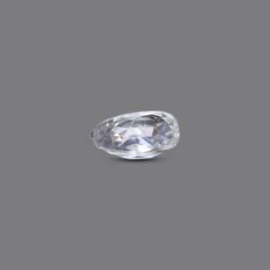 Handcrafted 4.15 Carat Square Princess Cut Lab Created White Zircon Loose Gemstone for Jewelry - Product Image 3