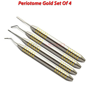 Periotome Gold Set 4 Manual Dental Surgery Implant Tools Gold Color Coated Periodontal Atraumatic Extraction Instruments CE - Product Image 5