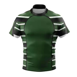 เสื้อรักบี้แบบซับลิเมชั่นขายส่ง ราคาไม่แพง เสื้อรักบี้พิมพ์ลายซับลิเมชั่นแบบกำหนดเอง เสื้อยืดทีมชาย ทนทาน น้ำหนักเบา - Product Image 3