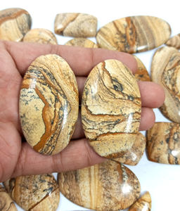 Cabochon de Jaspe Naturel Poli, Pierre Précieuse en Vrac, Pierre de Guérison - Product Image 4