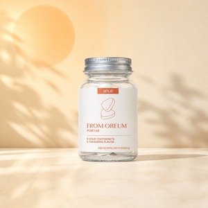 [FROM OREUM] Pasta de Dientes Sólida con Sabor a Mandarina de Jeju, 60 Tabletas para la Rutina de Cuidado Bucal en el Hogar - Product Image 4