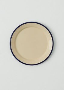 Plato Redondo de Porcelana Blanca con Borde Rojo, Diseño Retro, Vajilla para Restaurante, Platos de Presentación Elegantes de Primera Calidad - Product Image 6