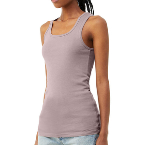 Vêtements de sport, débardeurs grande taille pour femmes, best-sellers, prix de gros, logo personnalisé et couleur unie, confortables - Product Image 4