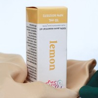 Boîte d'emballage en carton personnalisée pour huile essentielle, imprimée, pour citron vert 10 ml, boîte de vente au détail