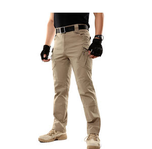 Pantalones Cargo de Corte Holgado, Suaves y Cómodos, Mezcla de Algodón, Ideales para el Trabajo, Viajes y Uso al Aire Libre - Product Image 3