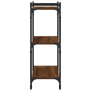 Librería de madera de ingeniería y metal en color roble marrón medio - Product Image 5