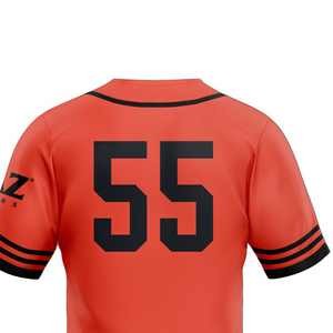 Camiseta de Béisbol para Hombre, Uniforme de Equipo Personalizado, Camiseta Ligera de Alto Rendimiento, Absorbe la Humedad, Fabricante de Ropa Deportiva OEM ODM - Product Image 4