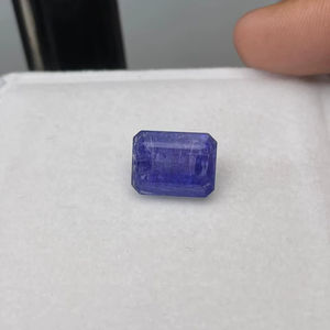 Tanzanita Natural de 7.55 ct, Corte Esmeralda, Calidad AAA con Brillo AAA y Bonito Color, Perfecta para Cualquier Joyería a Precio Económico - Product Image 2