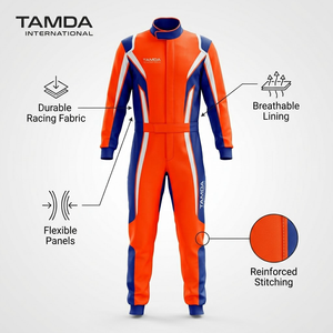 Traje de Carreras de Karts Profesional con Logotipo Personalizado - Precio Económico al por Mayor |   Traje de Karting de Diseño Personalizado, Gran Venta - Product Image 4