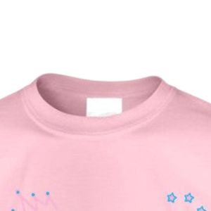 T-shirt rose à manches courtes pour jeunes, col rond décontracté, pour tous les jours, école, streetwear, sport, style de vie, vêtements confortables - Product Image 2