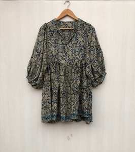 Robe d'été en coton personnalisée de haute qualité pour femmes, longueur midi avec décoration élégante en dentelle, vêtements de nuit pour femmes, vente en gros - Product Image 3