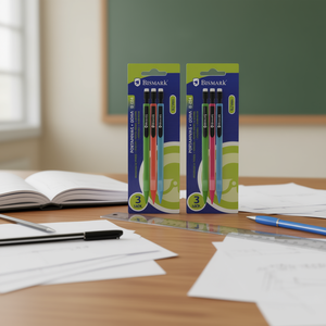 Matita Meccanica Bismark 0.7mm con Gomma, Confezione da 3, per Scuola e Ufficio - Product Image 3