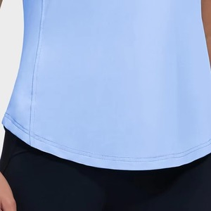T-shirts à col à manches courtes personnalisés pour femmes, vente en gros de polos vierges pour femmes, fournisseur OEM de hauts de golf respirants pour femmes B2B - Product Image 5