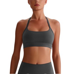 Women High Support Sports <b>Bra</b> Soft <b>Stretch</b> Workout Fitness Running Yoga Training Activewear Gym Wear Apparel - Product Image 4