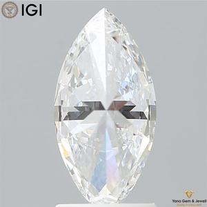 Diamante Cultivado en Laboratorio CVD de 1.50 Quilates, Corte Marquesa, Color D, Claridad VS1, con Certificado IGI, para Joyería Fina, Diseño Personalizado - Product Image 4