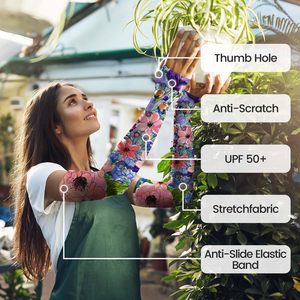 Manchons de bras sportifs souples personnalisables avec protection solaire UV, respirants et anti-transpiration pour les activités sportives en extérieur - Product Image 3