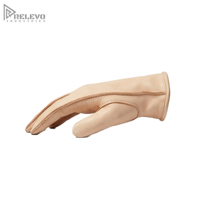 ถุงมือขับรถหนังแท้แบบสั่งทำพิเศษ สีเบจ หนังกวาง หนังแพะ ถุงมือสำหรับใส่กับชุดเดรส ถุงมือหนังแท้เกรดพรีเมียมสีแทนธรรมชาติ แบบมินิมอล - Product Image 2