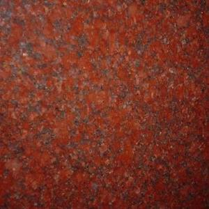 Dalles de pierre en granit rouge indien naturel polies pour comptoirs intérieurs et extérieurs et applications décoratives architecturales - Product Image 1