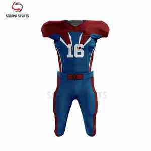 Uniforme de football américain léger personnalisé avec logo, 100 % polyester, vêtements de sport, uniforme de football américain, vente chaude - Product Image 2