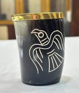 Horn Glass Eco-Friendly <b>Polished</b> FAIZA CRAFT Hot Selling Natural Craft 100% Horn Manufacture High Quality Home Hotel Restaurant - Product Image 3