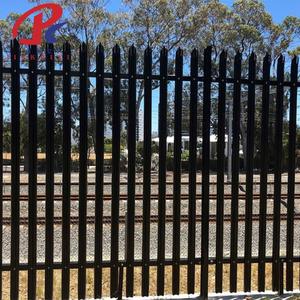 Clôture de <span class=keywords><strong>jardin</strong></span> <span class=keywords><strong>en</strong></span> acier moderne à haute sécurité, galvanisée à chaud, anti-rouille, revêtue de poudre, facile à assembler, très vendue - Product Image 6