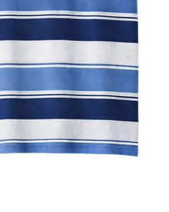 Camiseta Personalizada Azul y Blanca para Hombre, 100% Algodón, Cuello Redondo, Manga Corta, Corte Regular, Informal, Ecológica, Ropa Urbana de Verano, OEM - Product Image 6