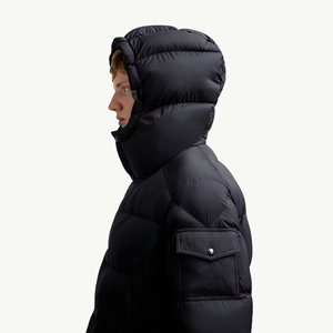 ODM Custom Eco-Friendly Thick Casual Zipper <b>Waterproof</b> <b>Plus</b> <b>Size</b> Hooded Puffer Padded Bubble Coat Men's Oversized Winter <b>Jacket</b> - Product Image 2