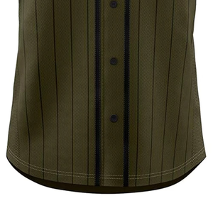 <b>Baseball</b> Jersey Short Sleeve 100% Polyester Anti-Bacterial Customizable Unisex Wear Printed Custom Logo Made Pakistan Hot Sale - Product Image 4