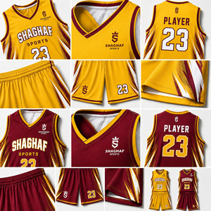Conjunto de Uniforme de Baloncesto Personalizado Reversible y Transpirable para Hombre, Ropa Deportiva con Logotipo Personalizado, 100% Poliéster Digital - Product Image 6