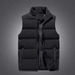 Chaleco Térmico Acolchado Uniquen Enterprises, Impermeable, Reversible, Ligero, Cálido, Sin Mangas, para Invierno, Casual, Vintage - Product Image 2