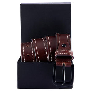 Men Genuine Leather <b>Belts</b> for Men Casual <b>Work</b> Dress Jeans Men's Leather <b>Belts</b> Custom Casual Business Alloy Pin Buckle <b>Belt</b> - Product Image 2