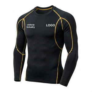 Custom Branding Men's BJJ Rashguard Long Sleeve <b>Compression</b> <b>Shirt</b> MMA Muay Thai Training Fitness Gym T-<b>Shirt</b> Sports Wear - Product Image 1